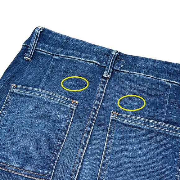 MOTHER Women's Blue Flare Jeans - Picture 5 of 11